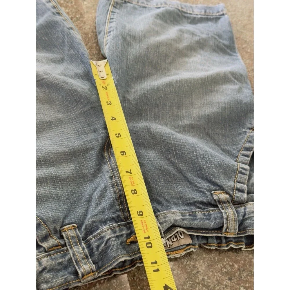 Vtg Old Navy Boys Size 10 Cargo Shorts Baggy Skater Carpenter Y2K 90s Denim Jean